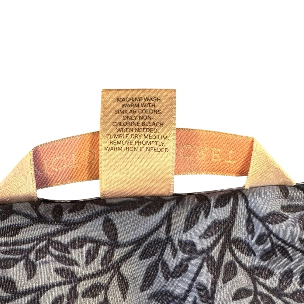 Victoria's Secret Blue Leaf Print Crop Tank - Picture 5 of 5